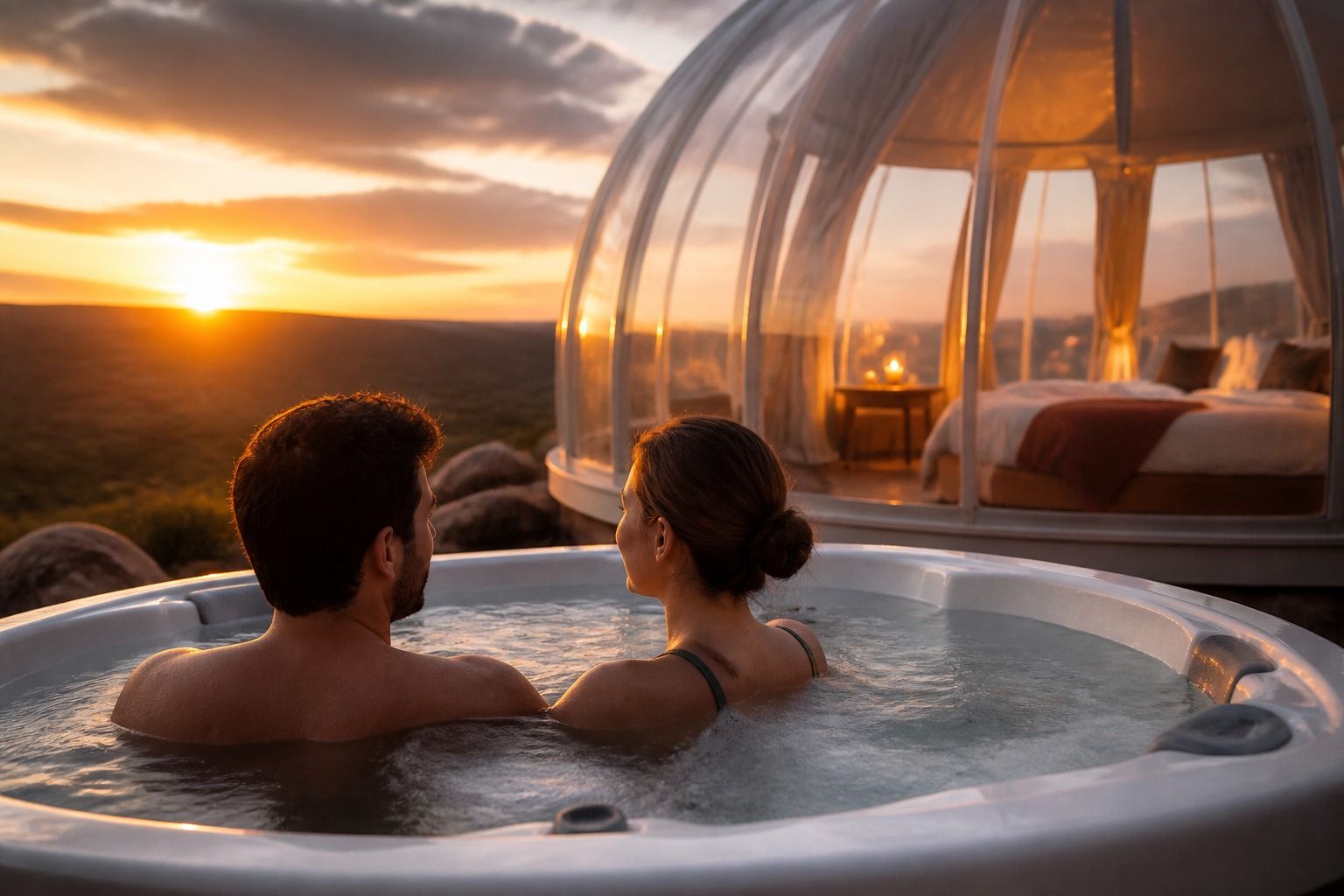 Hotel burbuja con jacuzzi privado: cuándo merece pagar el extra