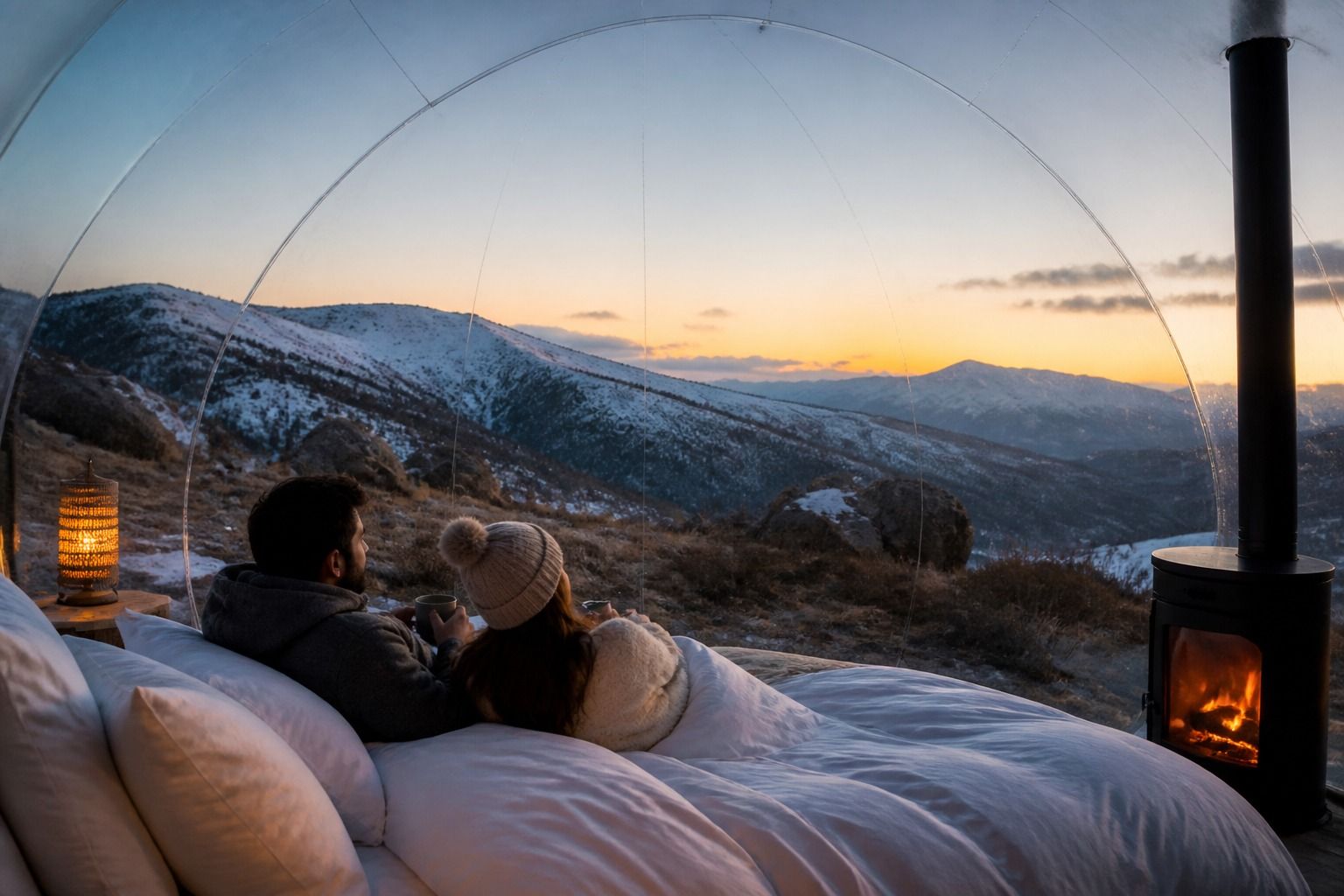 Hotel burbuja en Granada: Sierra Nevada, frío nocturno y escapada con calma